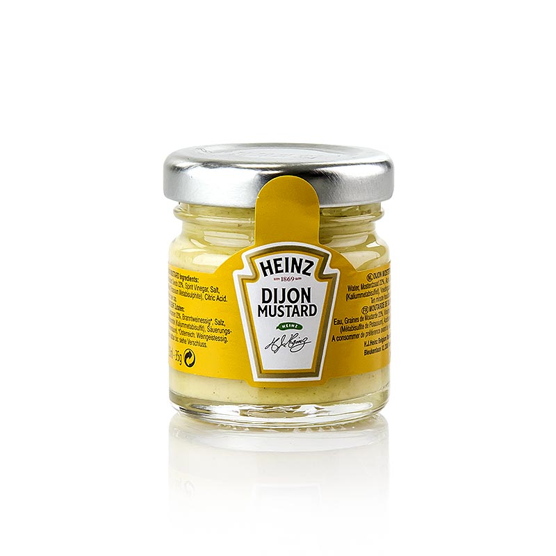 Heinz - Dijon-sinappi, hieno, annospurkit - 33 ml - Lasi
