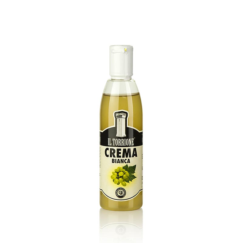 Crema di Balsamico Bianco, auch für Dessert, Il Torrione - 250 ml - Pe-flasche