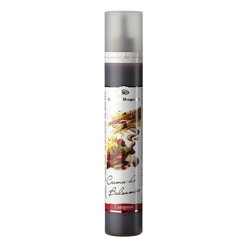 Crema di Balsamico mit Himbeer, Acetificio Mengazzoli - 320 g - Pe-flasche