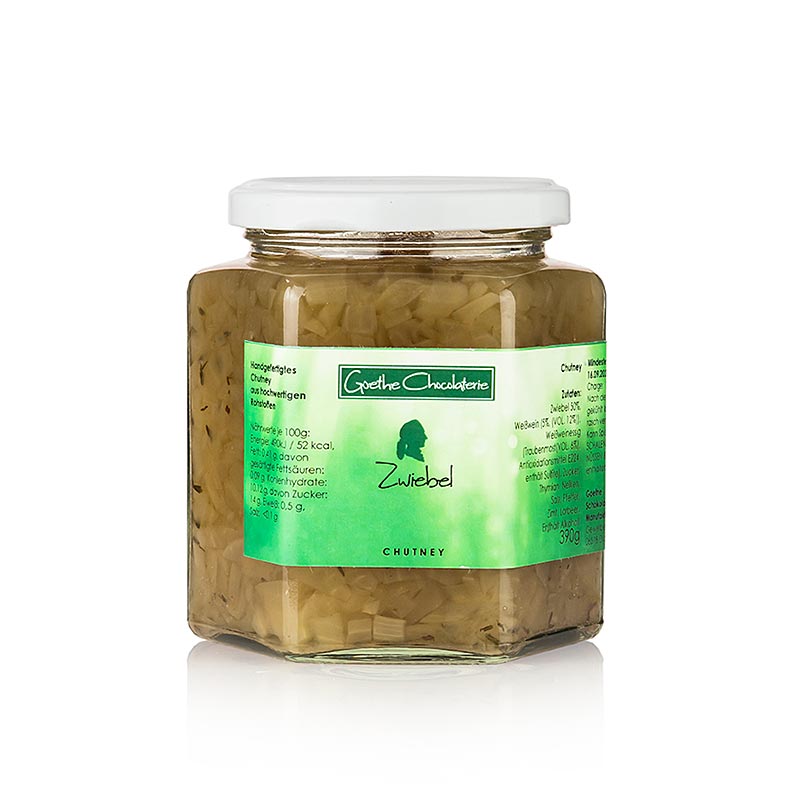 Goethe Chocolaterie - Chutney di cipolle - 390 g - Bicchiere
