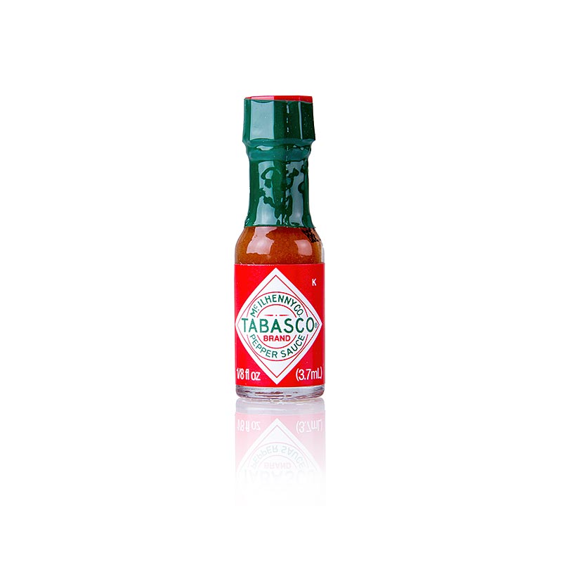 Tabasco, tinto, picante, mini garrafas, McIlhenny - 185ml, 50x3,7ml - bolsa