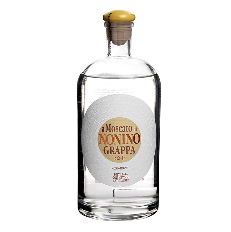 Grappa Monovitigno Il Moscato, rypalelajike grappa, 41 tilavuusprosenttia, Nonino - 700 ml - Pullo