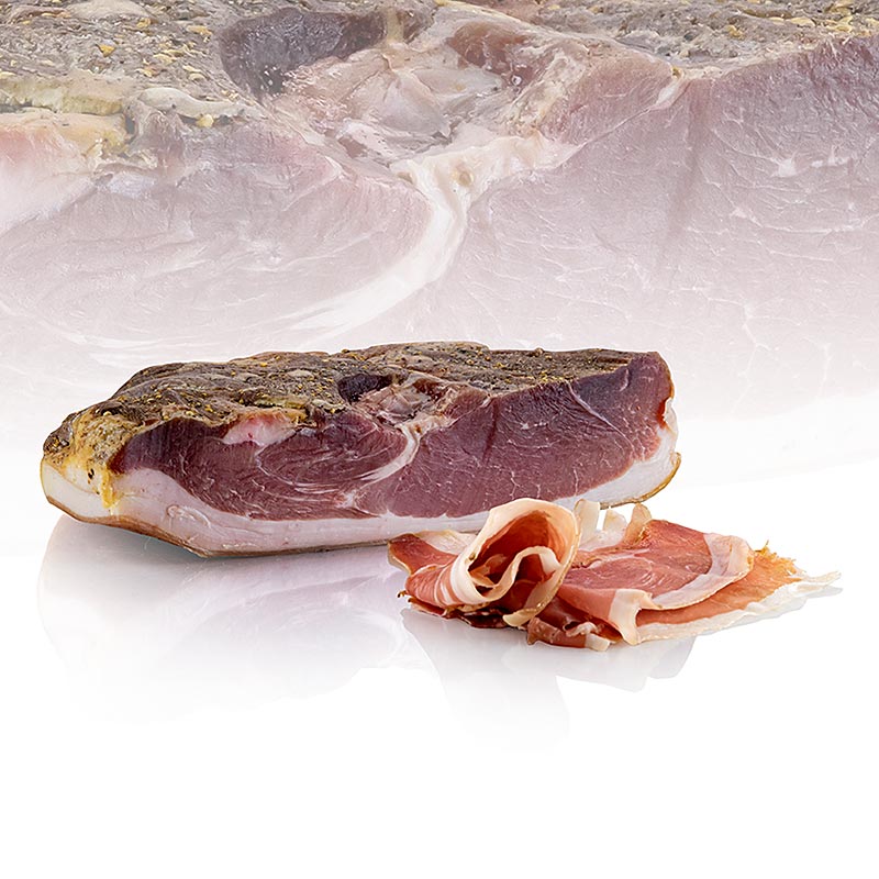 Pernil cru VULCANO, assecat a l`aire durant 8 mesos, d`Estiria - aproximadament 1,9 kg - buit