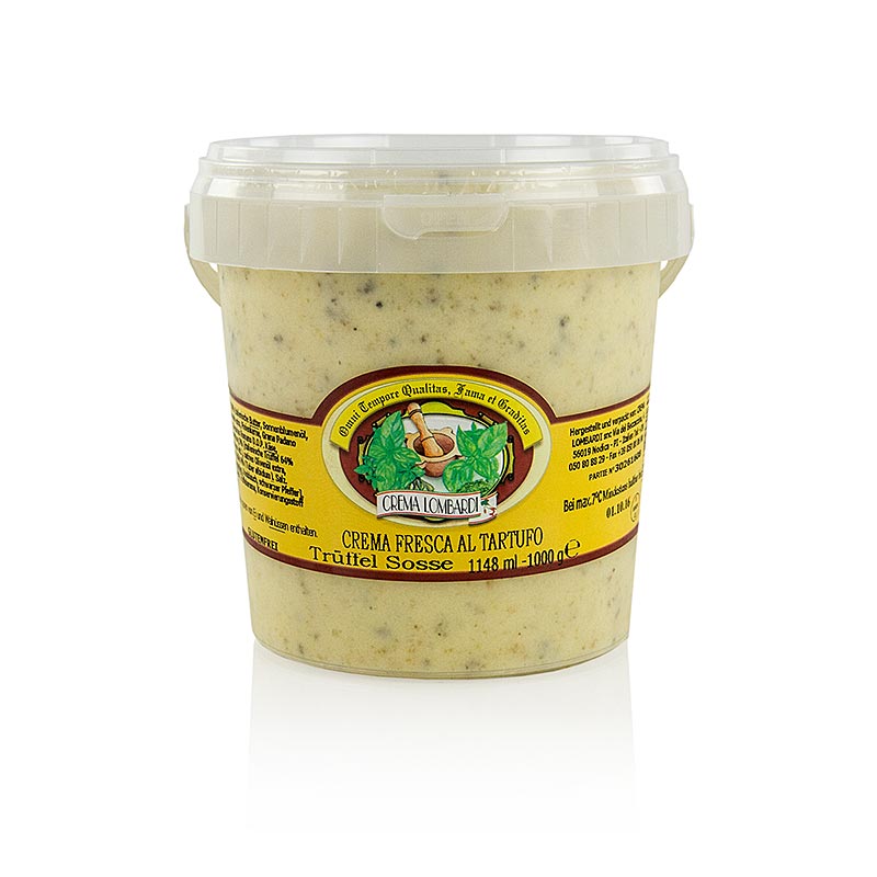 Crema de tofona, amb tofones de primavera i estiu - Crema fresca al Tartuffo - 1 kg - Pe cubeta