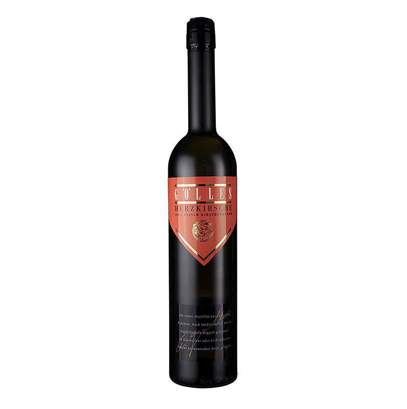 Herzcherschen - jalo brandy, 43 tilavuusprosenttia, Golles - 700 ml - Pullo