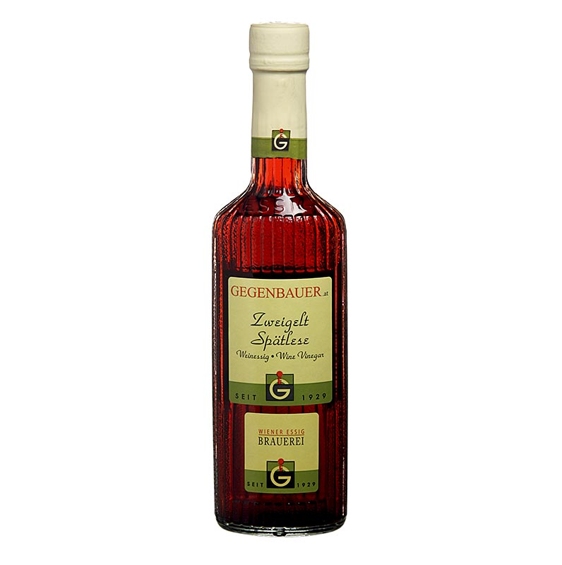 Gegenbauer Weinessig Zweigelt Spätlese, 5% Säure - 250 ml - Flasche