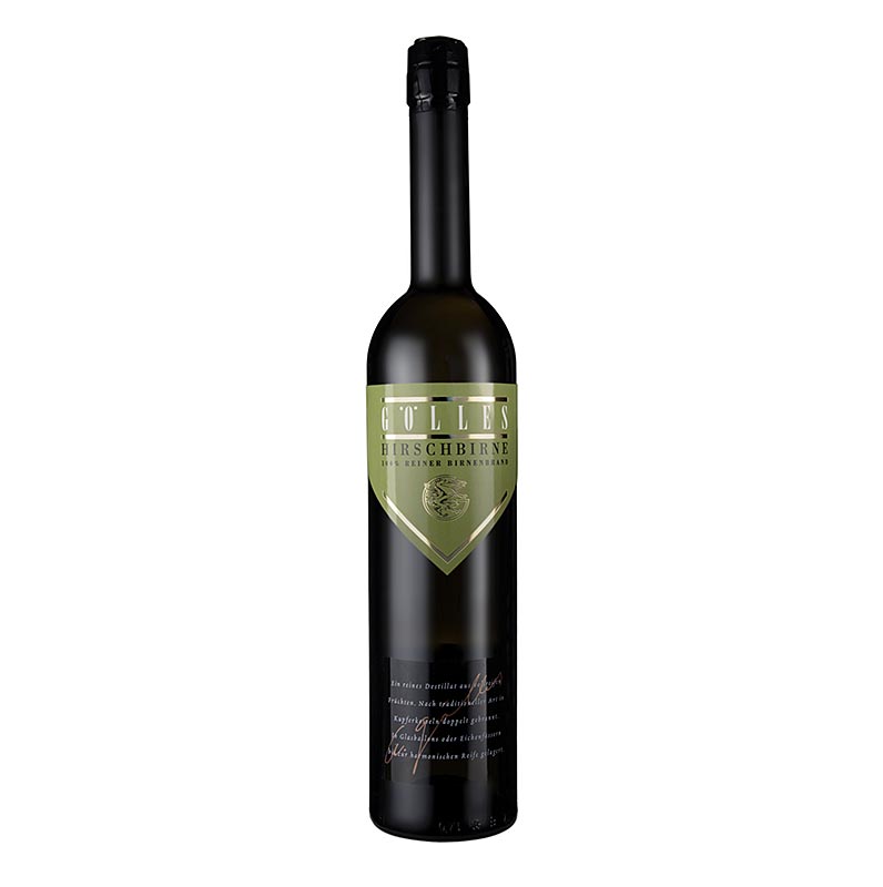 Hirschbirnen - jalo brandy, 43 tilavuusprosenttia, Golles - 700 ml - Pullo