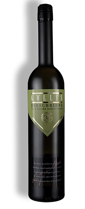 Hirschbirnen - aguardente nobre, 43% vol., Golles - 700ml - Garrafa