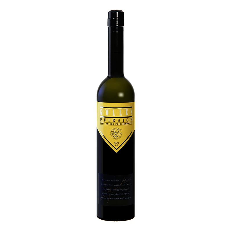 Aguardente de pessego, 45% vol., Golles - 350ml - Garrafa Aguardente de pessego, 45% vol., Golles - 350ml - Garrafa