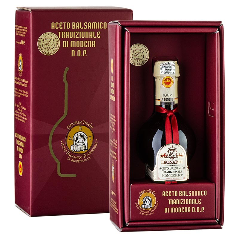 Aceto Balsamico Traditional di Modena PDO / PDO, 12 tahun, Leonardi, L141 - 100ml - kadbod Aceto Balsamico Traditional di Modena PDO / PDO, 12 tahun, Leonardi, L141 - 100ml - kadbod
