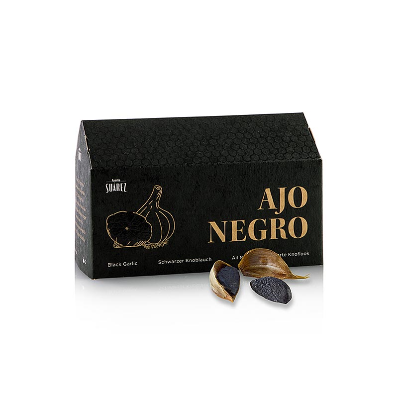 Alho preto, fermentado com casca, 2 bulbos - 50g - bolsa