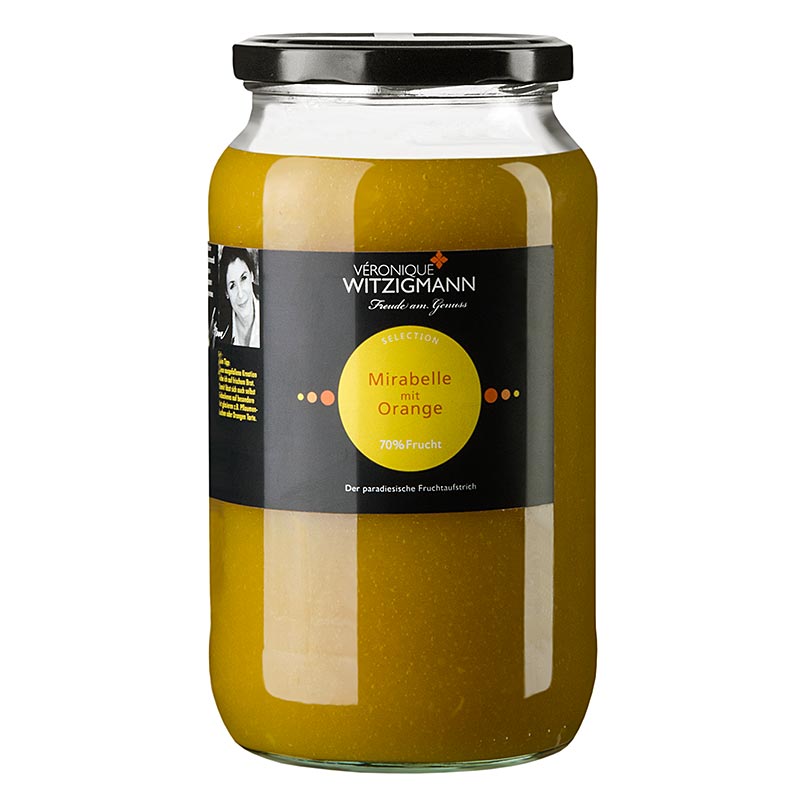 Ameixa mirabelle com laranja - pasta de frutas Veronique Witzigmann - 1 kg - Vidro