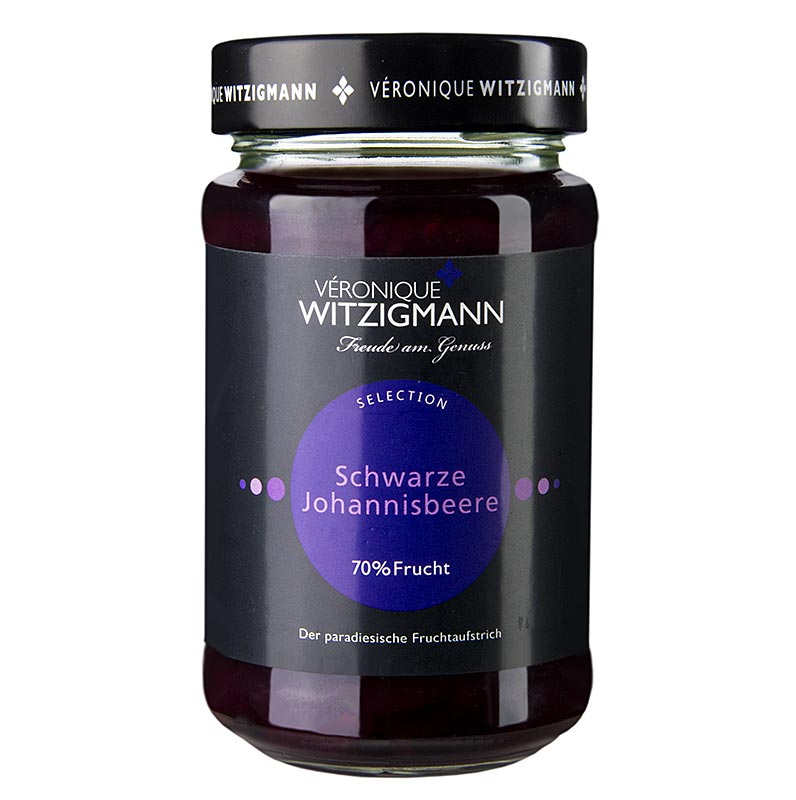 Sebaran buah blackcurrant Veronique Witzigmann - 225 gram - Kaca