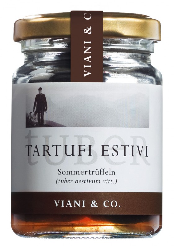 Tartufi estivi interi, trufas inteiras de verao, tuber aestivum - 50g - Vidro