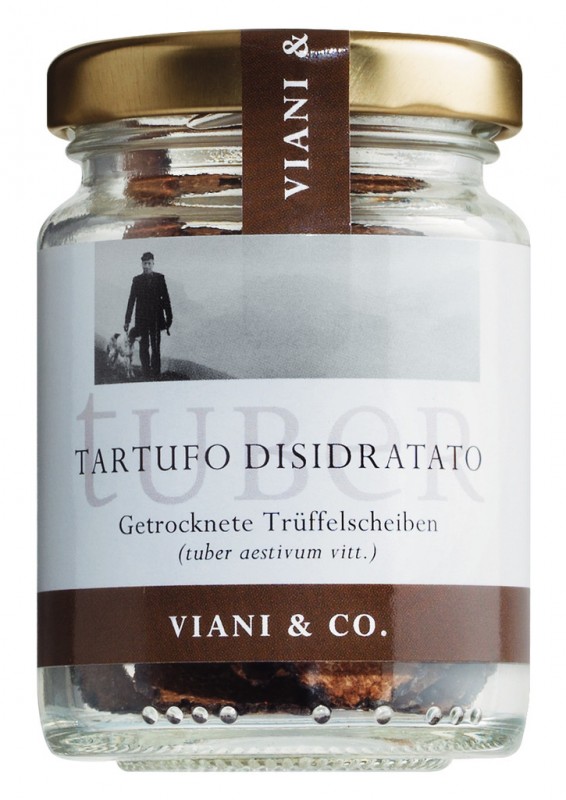 Tartufo essiccato, truffle musim panas yang dikeringkan - 10 gram - Kaca