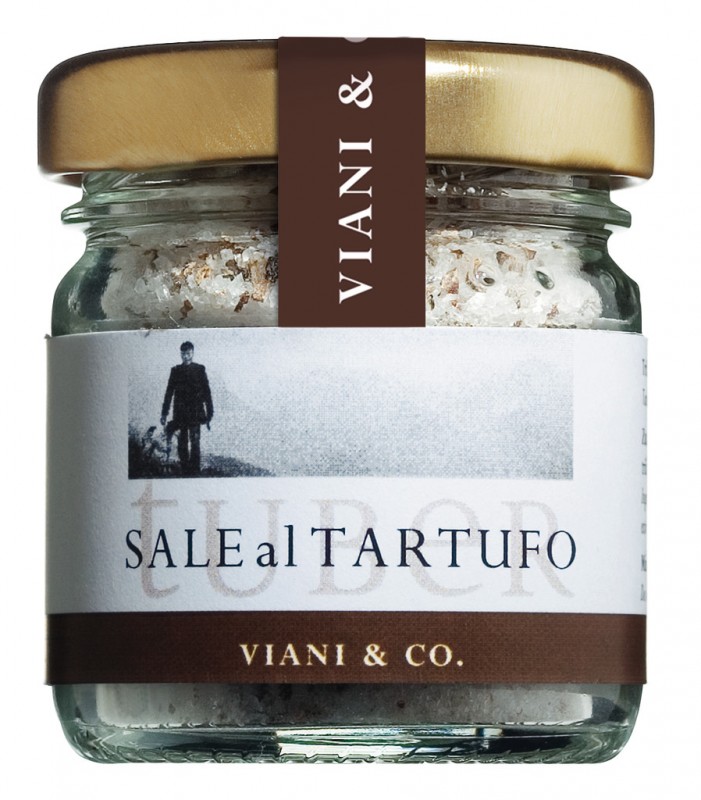 Sale al tartufo, sal marina con trufa - 40g - Vaso