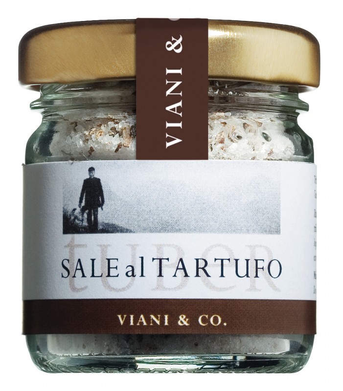 Venda al tartufo, sal marina amb tofona - 40 g - Vidre