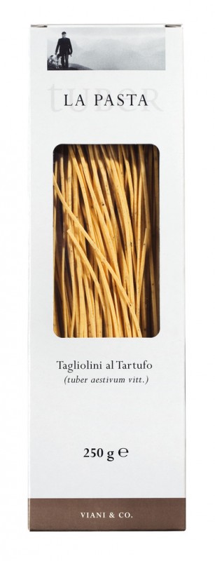 Tagliolini al tartufo, tagliatelle all`uovo con 3% di tartufo - 250 g - pacchetto