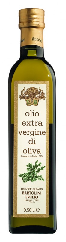 Olio extra virgin Bartolini Classico, minyak zaitun extra virgin Bartolini, Bartolini - 500ml - Botol