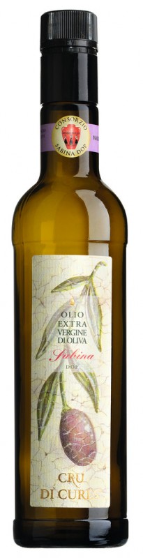 Olio extra virgem Cru di Cures DOP, azeite extra virgem Sabina DOP, Laura Fagiolo - 500ml - Garrafa