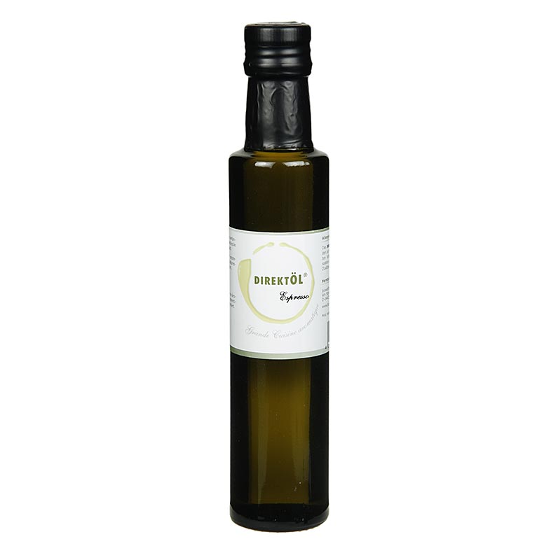 Direktöl Espresso, mit Sonnenblumenkernöl - 250 ml - Flasche Direktöl Espresso, mit Sonnenblumenkernöl - 250 ml - Flasche