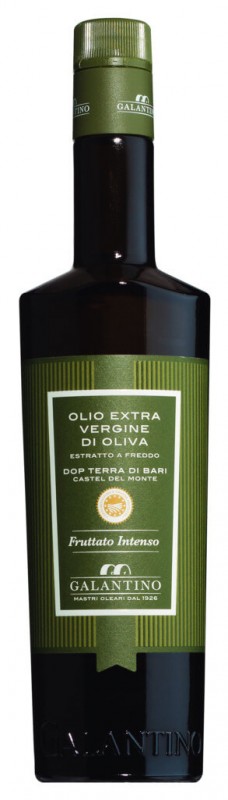 Olio extra virgem Terra di Bari DOP, azeite extra virgem Terra di Bari DOP, Galantino - 500ml - Garrafa