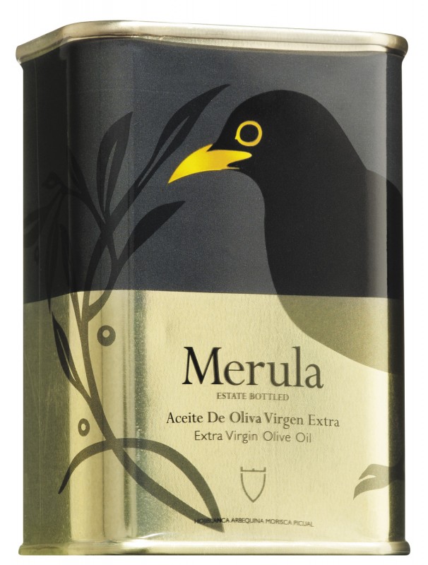 Aceite virgen extra Merula, extra virgin olifuolia Merula, Marques de Valdueza - 500ml - dos