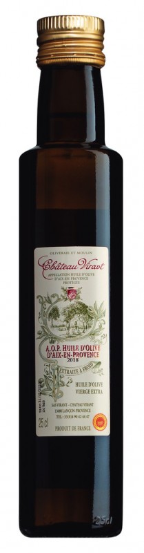 Huile d`olivevierge extra Chateau Virant, minyak zaitun extra virgin Chateau Virant, Chateau Virant - 250ml - Botol