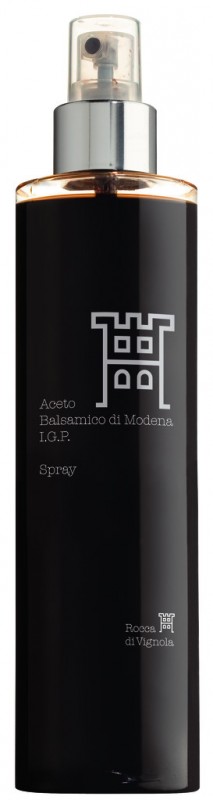 Semprotkan all`Aceto Balsamico di Modena IGP, saus cuka balsamic ke dalam botol semprot, Rocca di Vignola - 250ml - Botol Semprotkan all`Aceto Balsamico di Modena IGP, saus cuka balsamic ke dalam botol semprot, Rocca di Vignola - 250ml - Botol