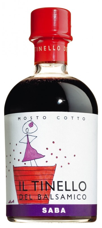 Saba Il Tinello, mosto de uva, Il Borgo del Balsamico - 250ml - Garrafa