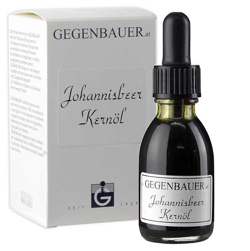 Johannisbeerkernöl von Gegenbauer, in der Pipettenflasche - 30 ml - Flasche Johannisbeerkernöl von Gegenbauer, in der Pipettenflasche - 30 ml - Flasche