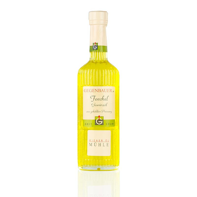 Gewürzöl Fenchel, mit Sonnenblumenkernöl, Gegenbauer - 250 ml - Flasche