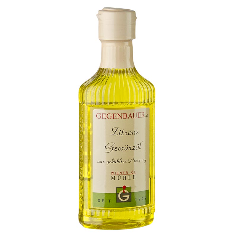 Gegenbauer Gewürzöl Zitrone, mit Sonnenblumenkernöl - 250 ml - Pe-flasche Gegenbauer Gewürzöl Zitrone, mit Sonnenblumenkernöl - 250 ml - Pe-flasche