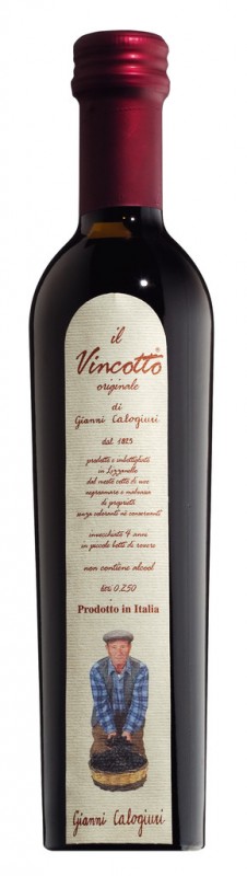 Il Vincotto, mosto d`uva bollito e invecchiato in botte, Calogiuri - 250 ml - Bottiglia