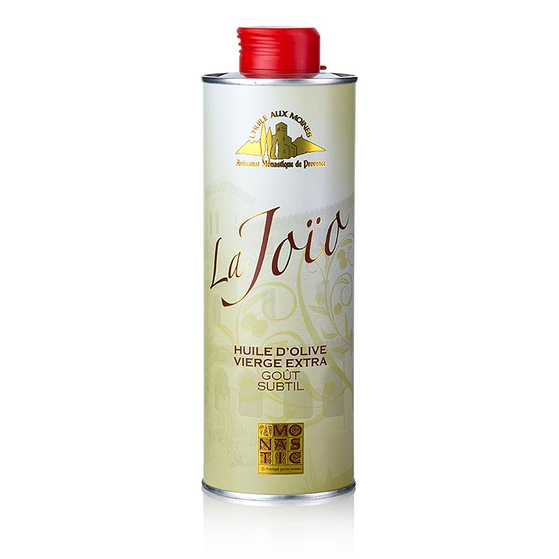 Olivenöl Extra Vierge Joio Abbaye, mild, Monastique de Provence - 500 ml - Dose Olivenöl Extra Vierge Joio Abbaye, mild, Monastique de Provence - 500 ml - Dose