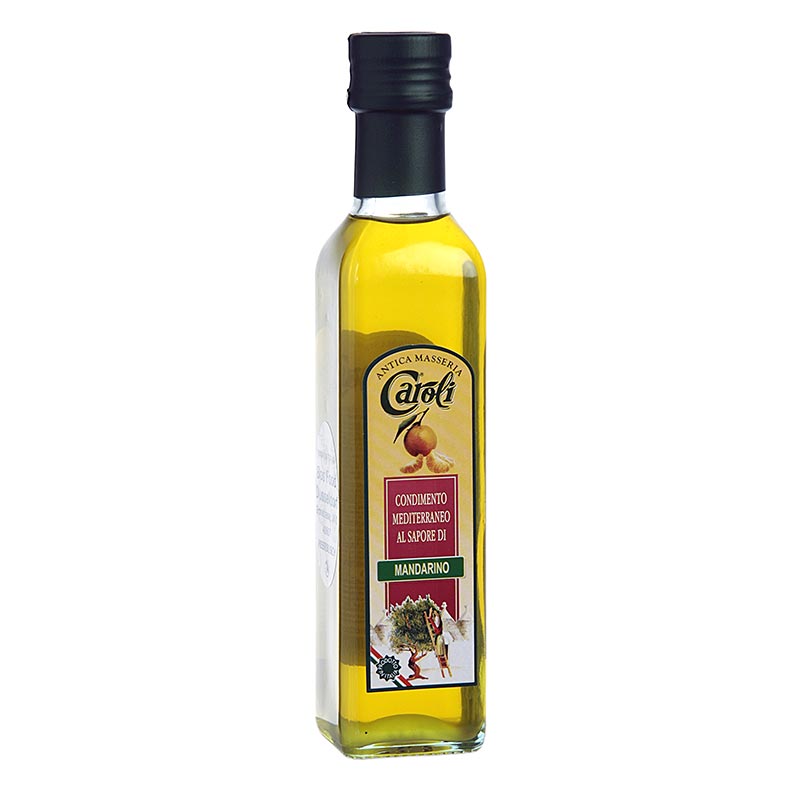 Natives Olivenöl Extra, Caroli mit Mandarine aromatisiert - 250 ml - Flasche Natives Olivenöl Extra, Caroli mit Mandarine aromatisiert - 250 ml - Flasche