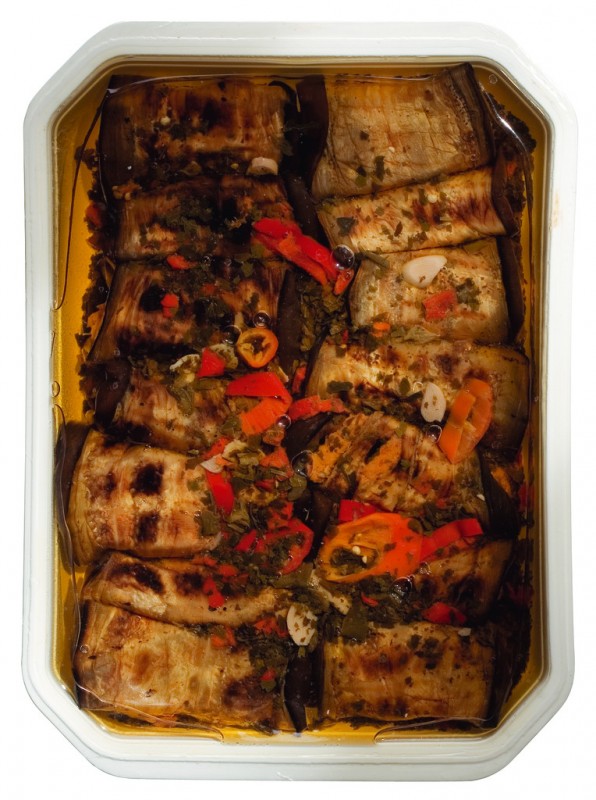 Involtini di melanzane, rotllos d`alberginia, farcits, Buscema - 1.000 g - Pelar Involtini di melanzane, rotllos d`alberginia, farcits, Buscema - 1.000 g - Pelar