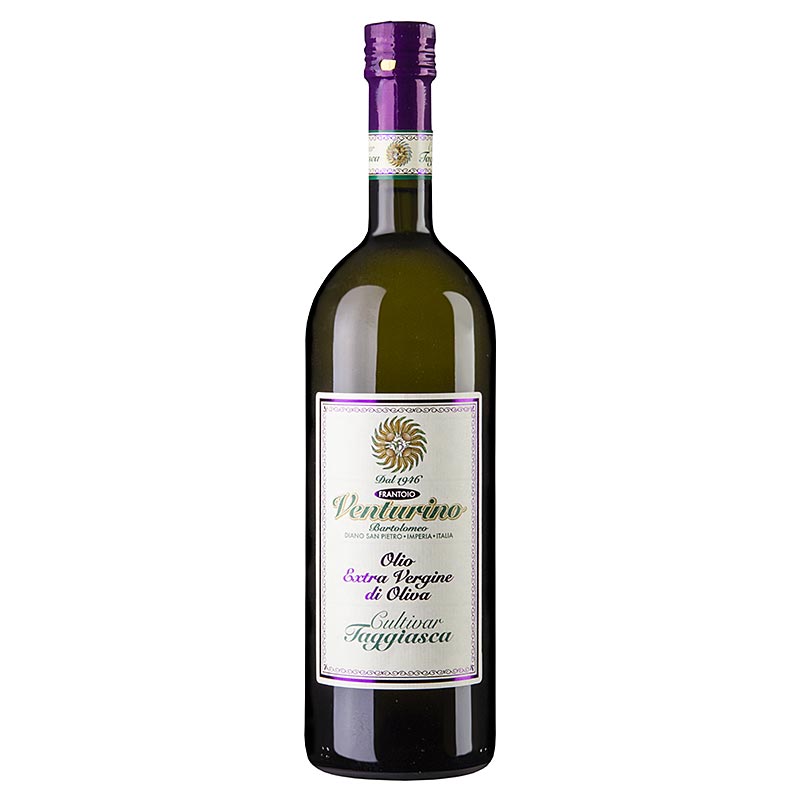 Natives Olivenöl Extra, Venturino, 100% Taggiasca Oliven - 1 l - Flasche