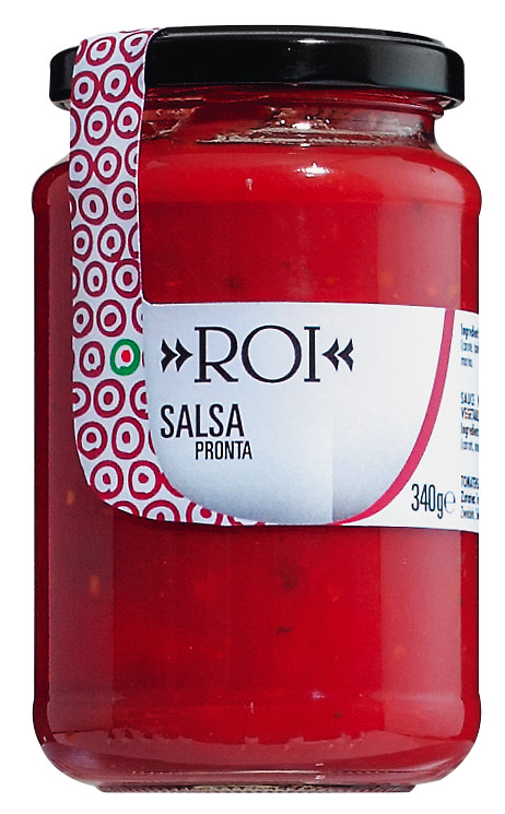 Salsa Pronta, molho para macarrao, Olio Roi - 340g - Vidro