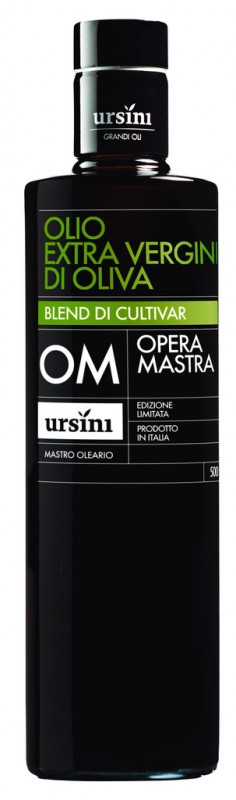 Natives Olivenöl extra Opera Mastra, Olio extra vergine Opera Mastra, Coupage, Ursini - 500 ml - Flasche Natives Olivenöl extra Opera Mastra, Olio extra vergine Opera Mastra, Coupage, Ursini - 500 ml - Flasche