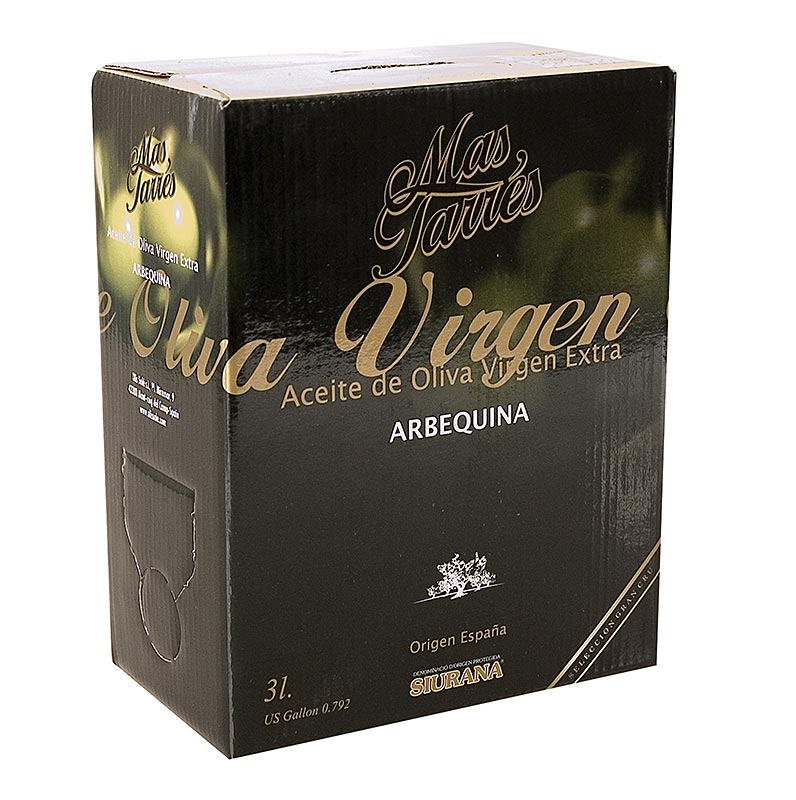 Oliva Verde Mas Tarres, Olivenöl Extra Virgen, Arbequina Oliven, DOP Siurana - 3 l - Bag in box Oliva Verde Mas Tarres, Olivenöl Extra Virgen, Arbequina Oliven, DOP Siurana - 3 l - Bag in box