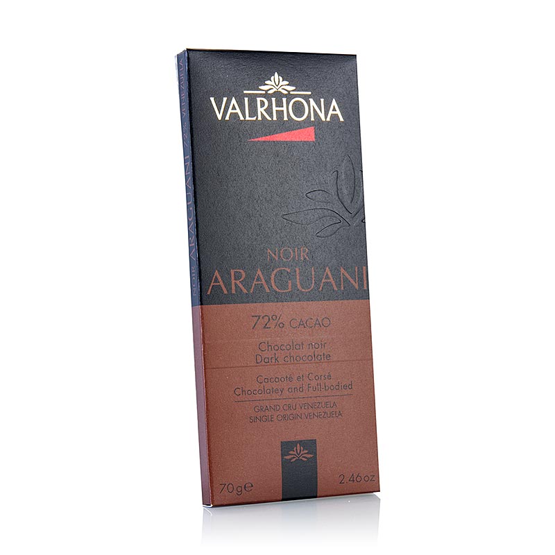 Araguani - Edelbitterschokolade, 72% Kakao - 70 g - Folie Araguani - Edelbitterschokolade, 72% Kakao - 70 g - Folie