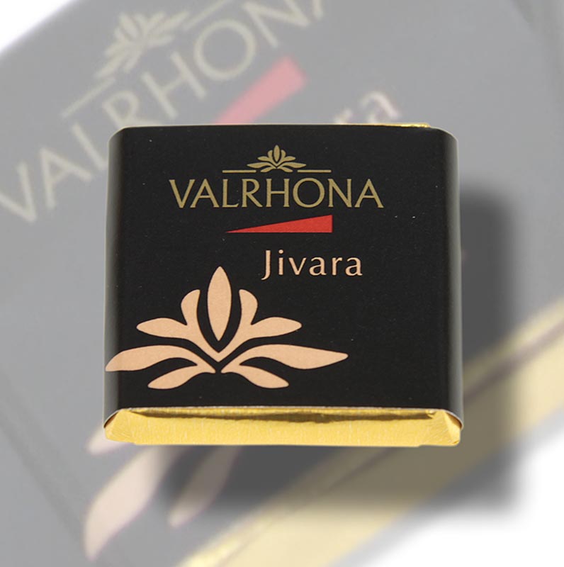 Valrhona Carre Jivara - Vollmilchschokoladentäfelchen, 40 % Kakao - 1 kg, 200 x 5 g - Schachtel