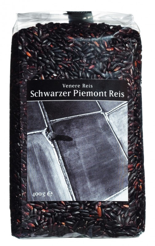 Riso nero piemontese, Venere, Viani - 400 g - pacchetto