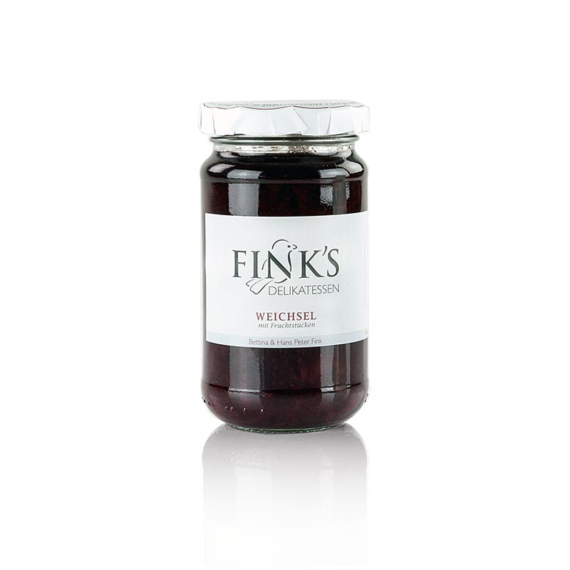 Weichsel Leichtkonfitüre Fink`s Delikatessen - 220 g - Glas Weichsel Leichtkonfitüre Fink`s Delikatessen - 220 g - Glas