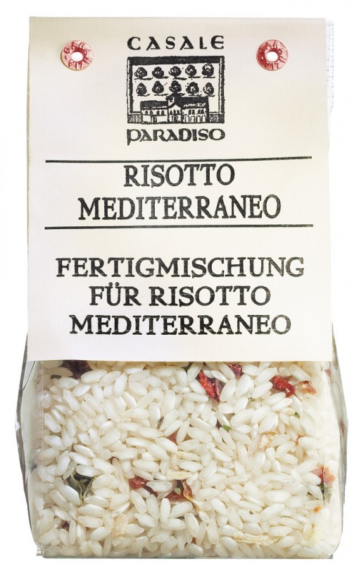 Rizoto mediterraneo, rizoto me perime, Casale Paradiso - 300 gr - paketoj