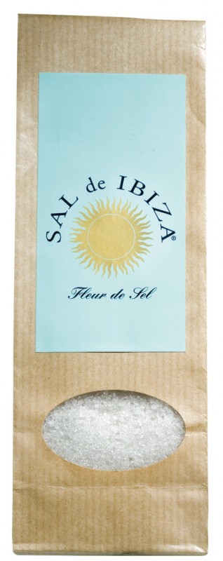 Fleur de Sel, Recarrega, En paquet de recarrega, Sal de Ibiza - 150 g - bossa