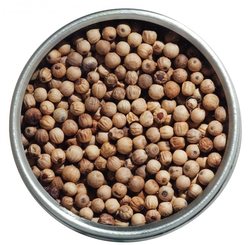 Piper xhungel, i bardhe, organik, i plote, Kerala, India jugperendimore, Le Specialita di Viani - 50 g - mund