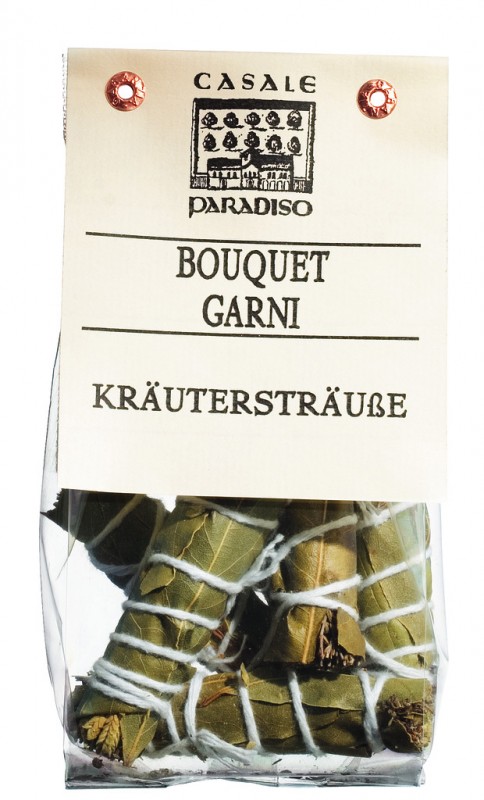 Runde bundne buketter med urter, bouquet garni, bunter med urter, i en pose, Casale Paradiso - 30 g - bag