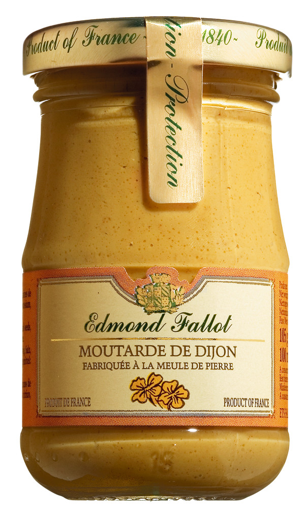 Moutarde de Dijon, Dijon - senape piccante classica, Fallot - 105 g - Bicchiere